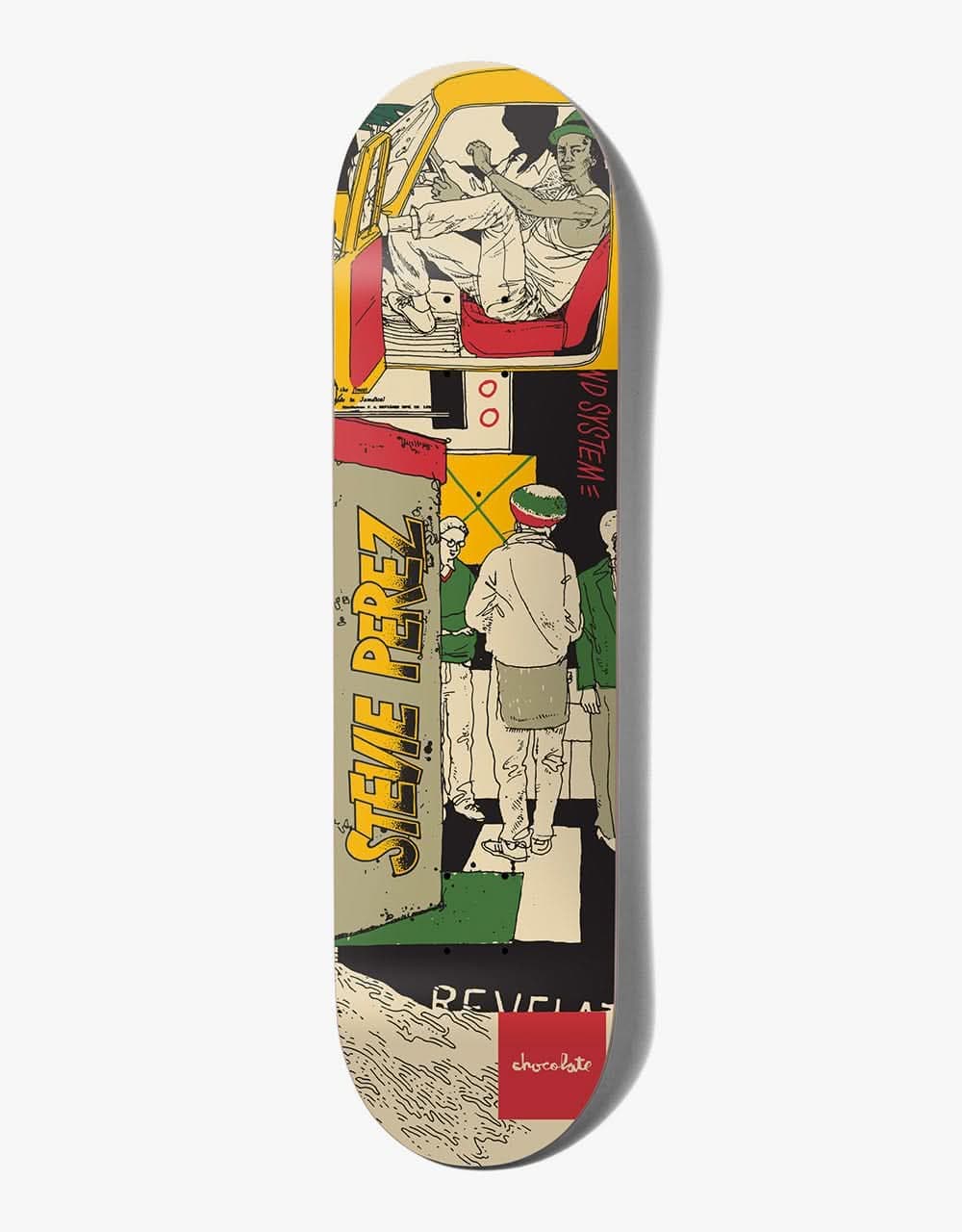 Chocolate x Evan Hecox Perez Sound System Skateboard Deck - 8.375"