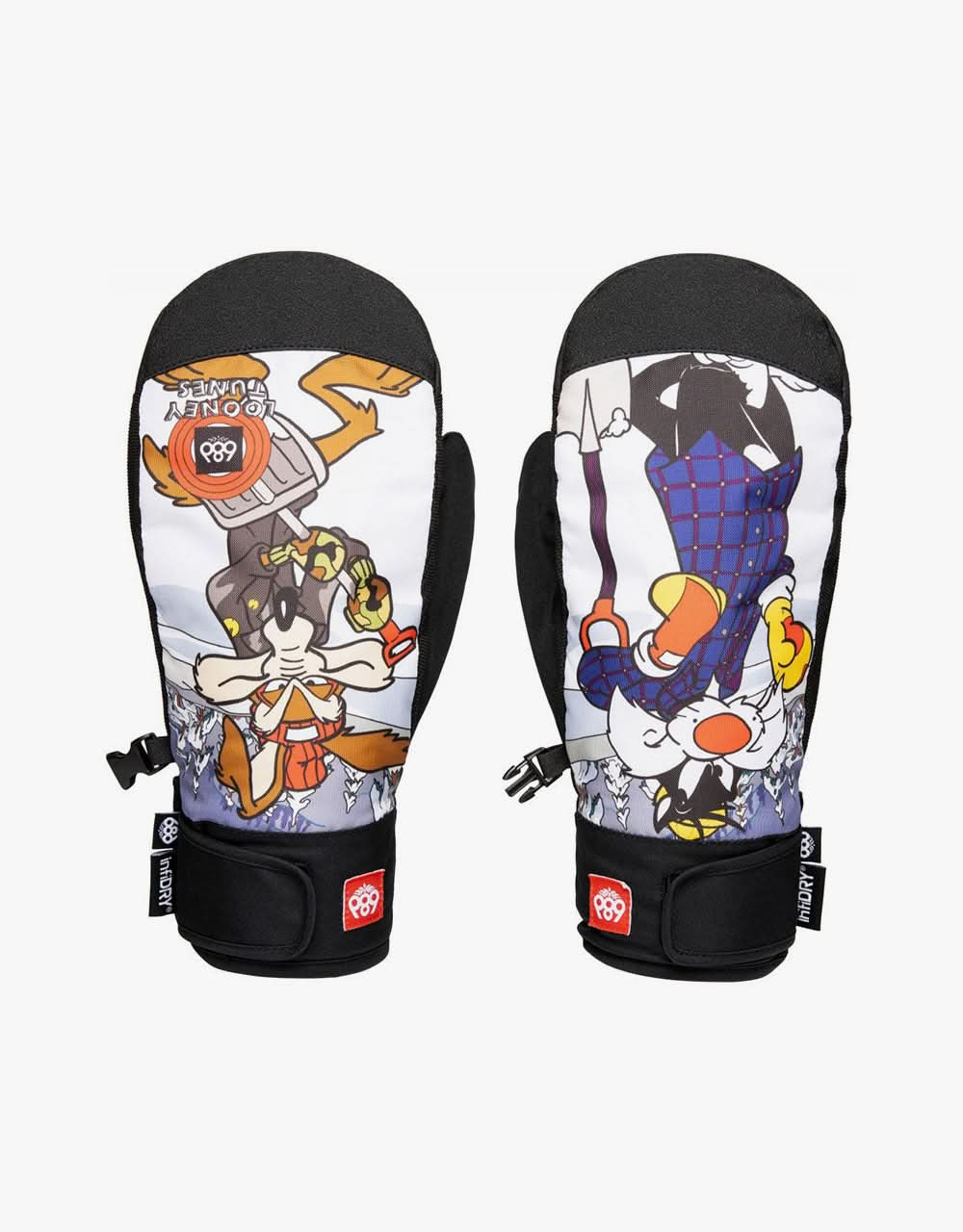 686 x Looney Tunes Mountain Snowboard Mitts - Looney Tunes