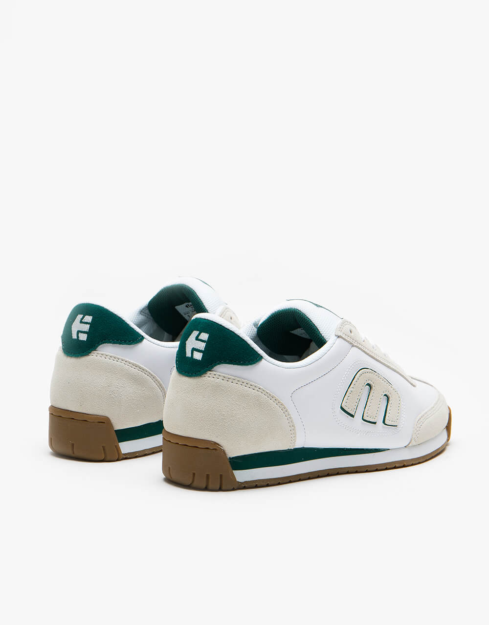Etnies Lo-Cut II LS Skate Shoes - White/Green/Gum – Route One
