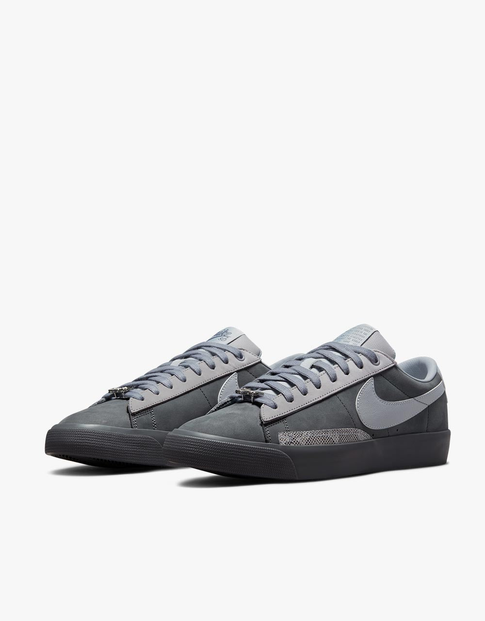 Nike SB x FPAR Zoom Blazer Low QS Skate Shoes - Cool Grey/Wolf