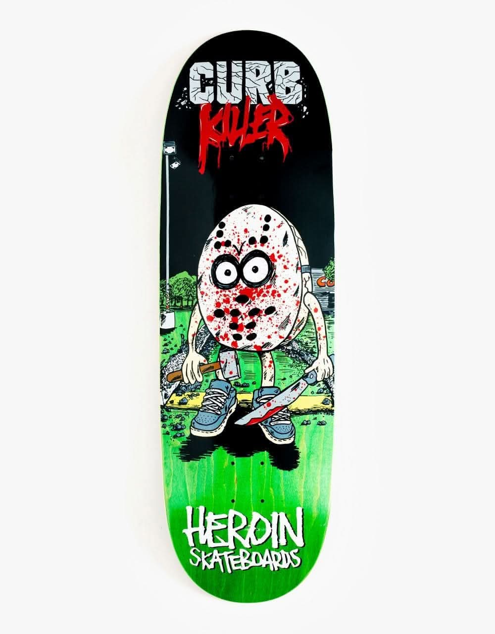 Heroin Curb Killer Skateboard Deck - 10” – Route One