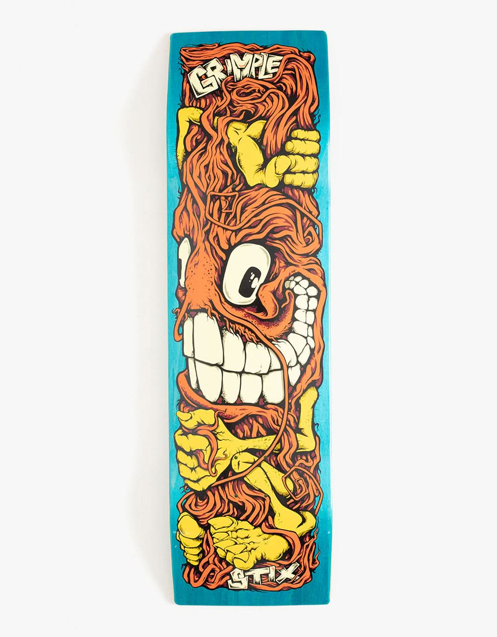 Anti Hero Grimple Stix Truefull Skateboard Deck - 9"