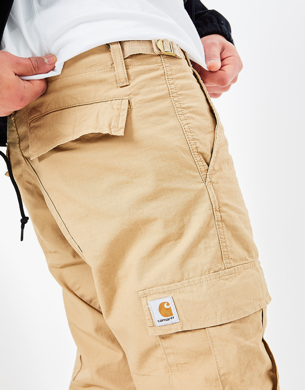 Carhartt WIP Aviation Pant - Dusty H Brown (Rinsed) – Route One