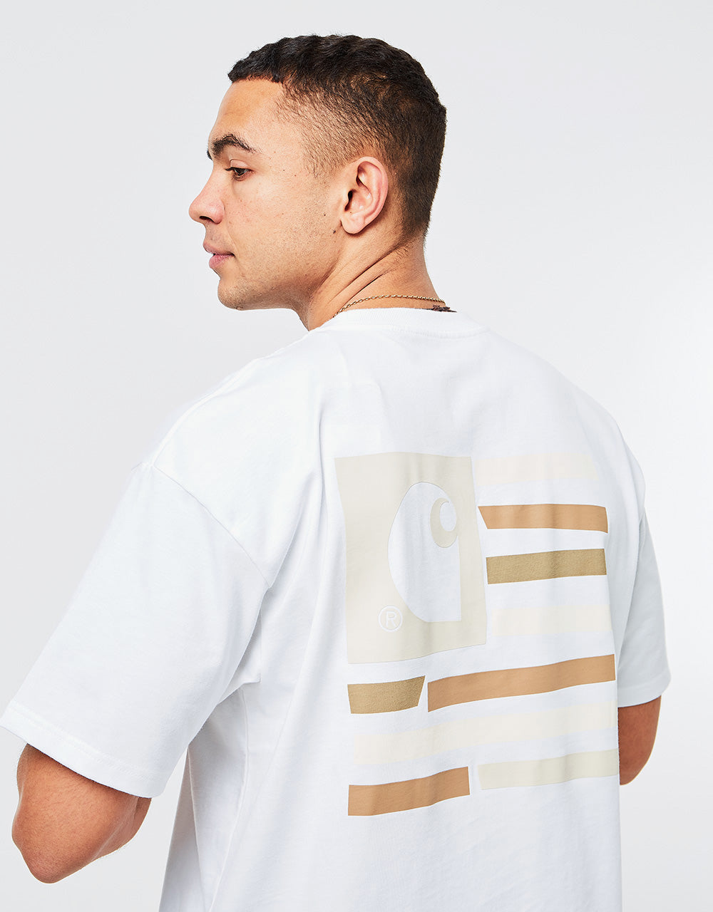 Carhartt WIP S/S Medley State T-Shirt - White – Route One