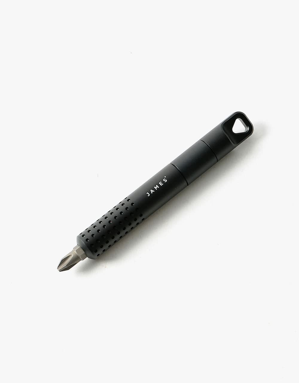 James The Cache River Pocket Screwdriver - Black/Black