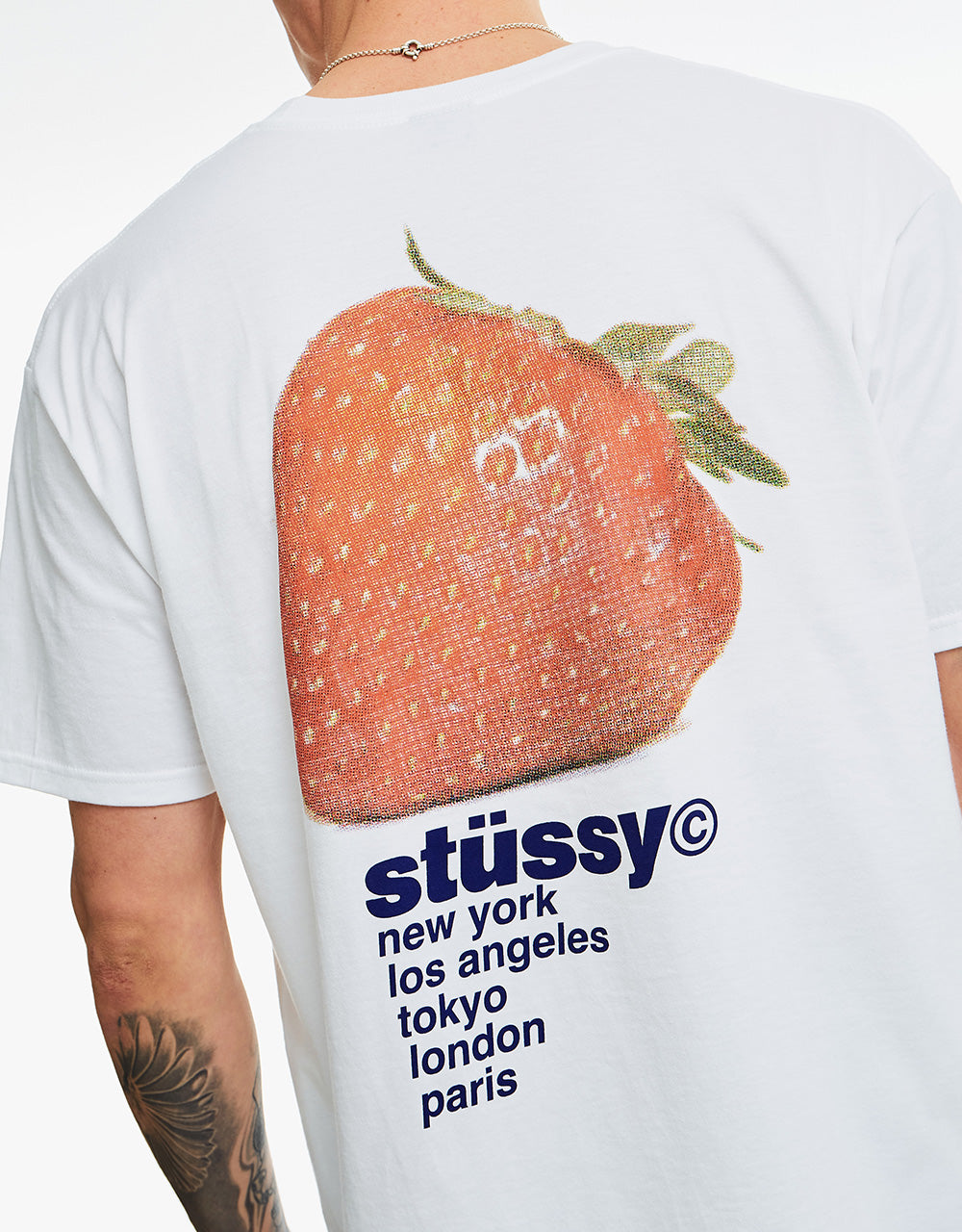 Stüssy Strawberry T-Shirt - White