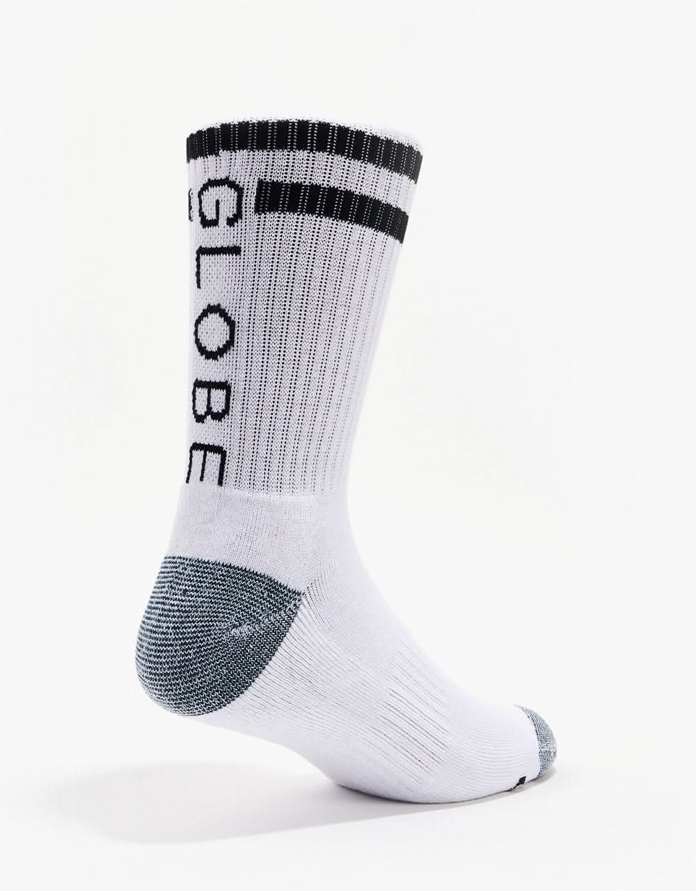 Globe Carter Crew Sock 5 Pack - White