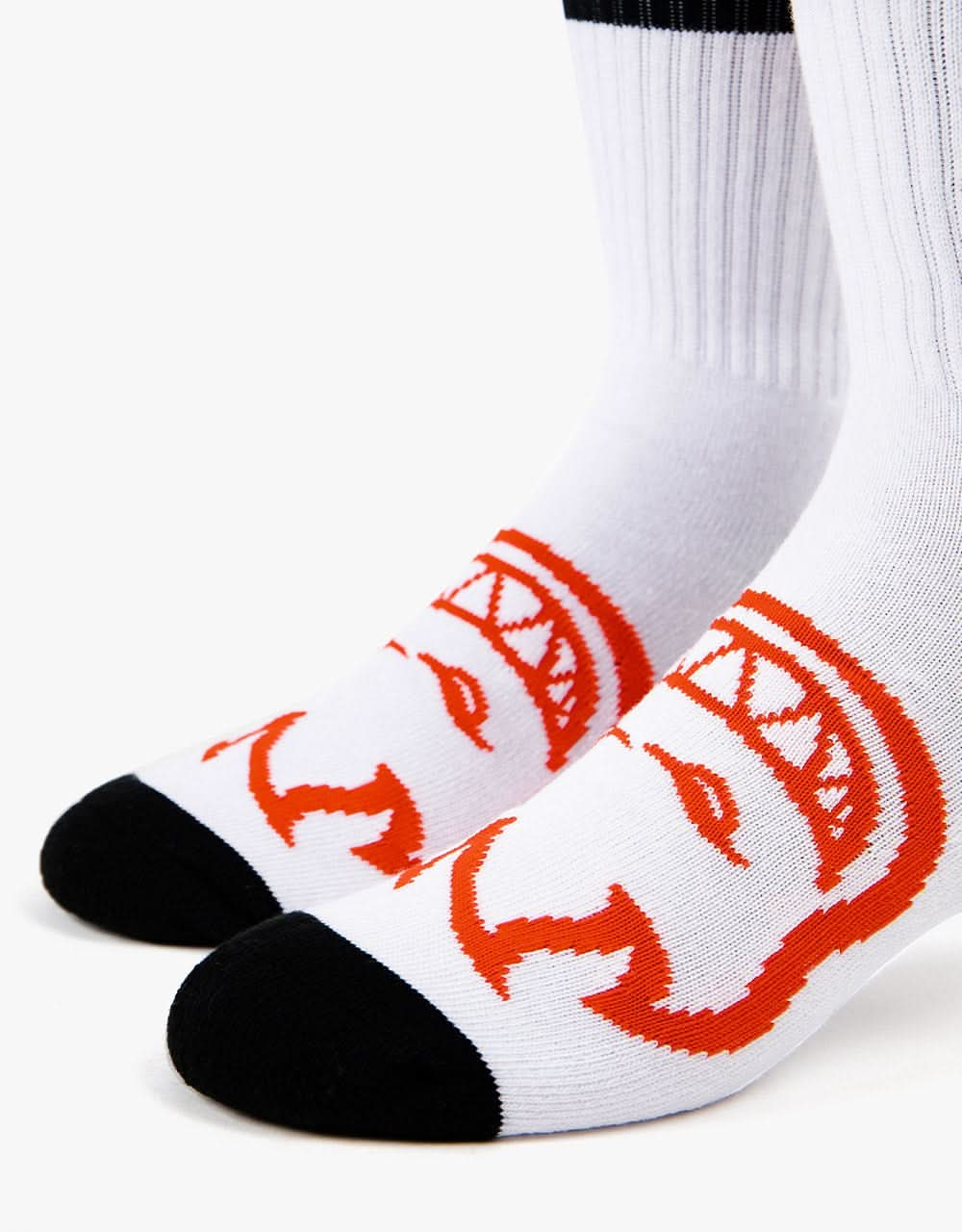 Spitfire Classic 87' Bighead Socks - White/Black/Red