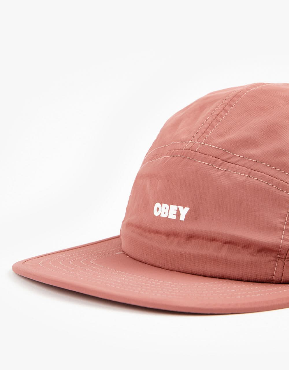 Obey Bold Fazer 5 Panel Camp Cap - Pink Amethyst