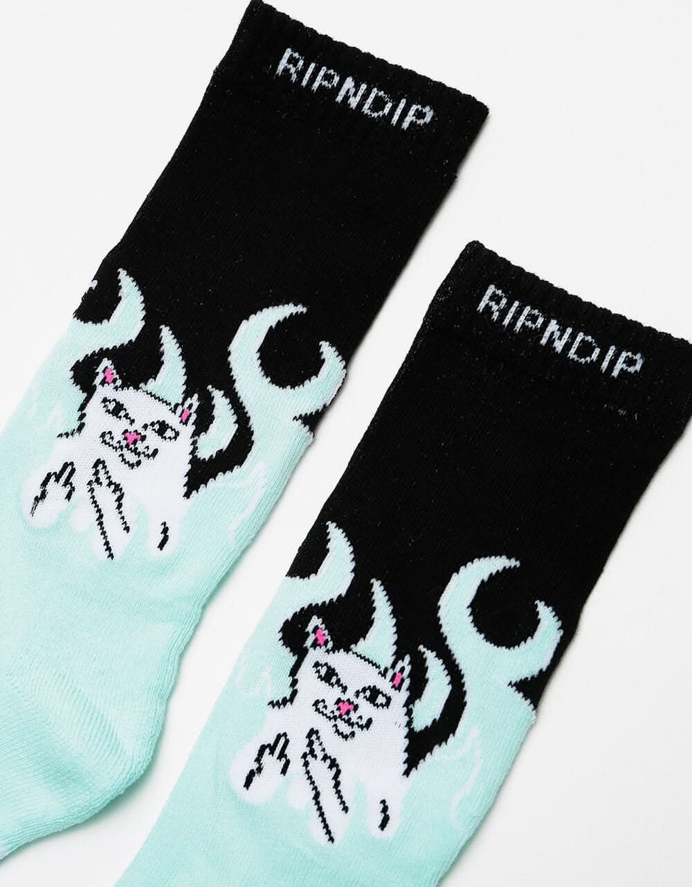 RIPNDIP Welcome To Heck High Socks - Black/Blue