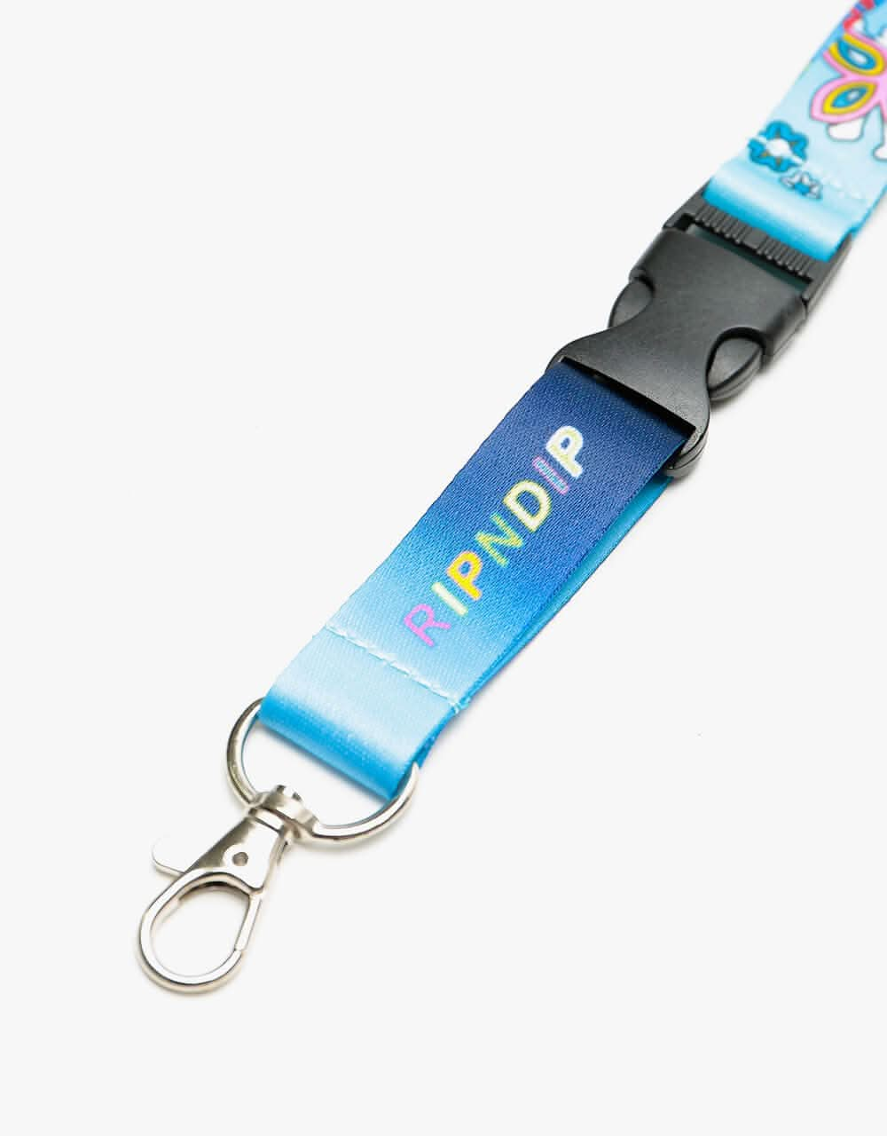 RIPNDIP Promised Land Lanyard - Purple & Blue