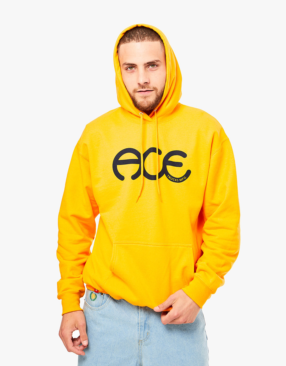 Ace Trucks Rings Pullover Hoodie - Gold – Route One