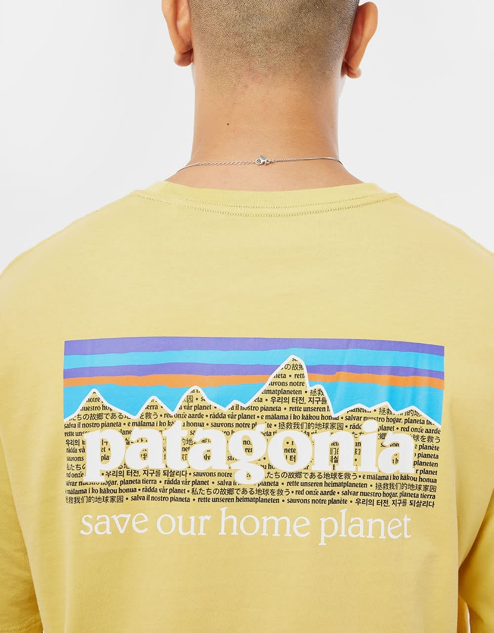 Patagonia P-6 Mission Organic T-Shirt - Surfboard Yellow