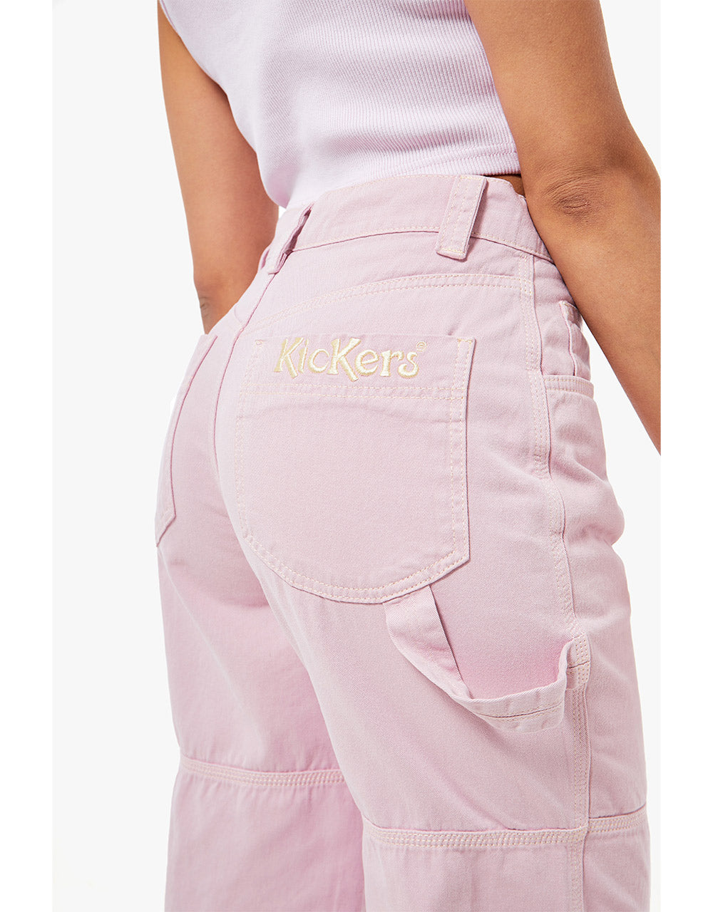 Womens FRAME pink Relaxed Straight Cargo Trousers | Harrods UK