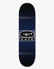 Skateboard Café Trumpet Logo Skateboard Deck - Navy/Black Fade