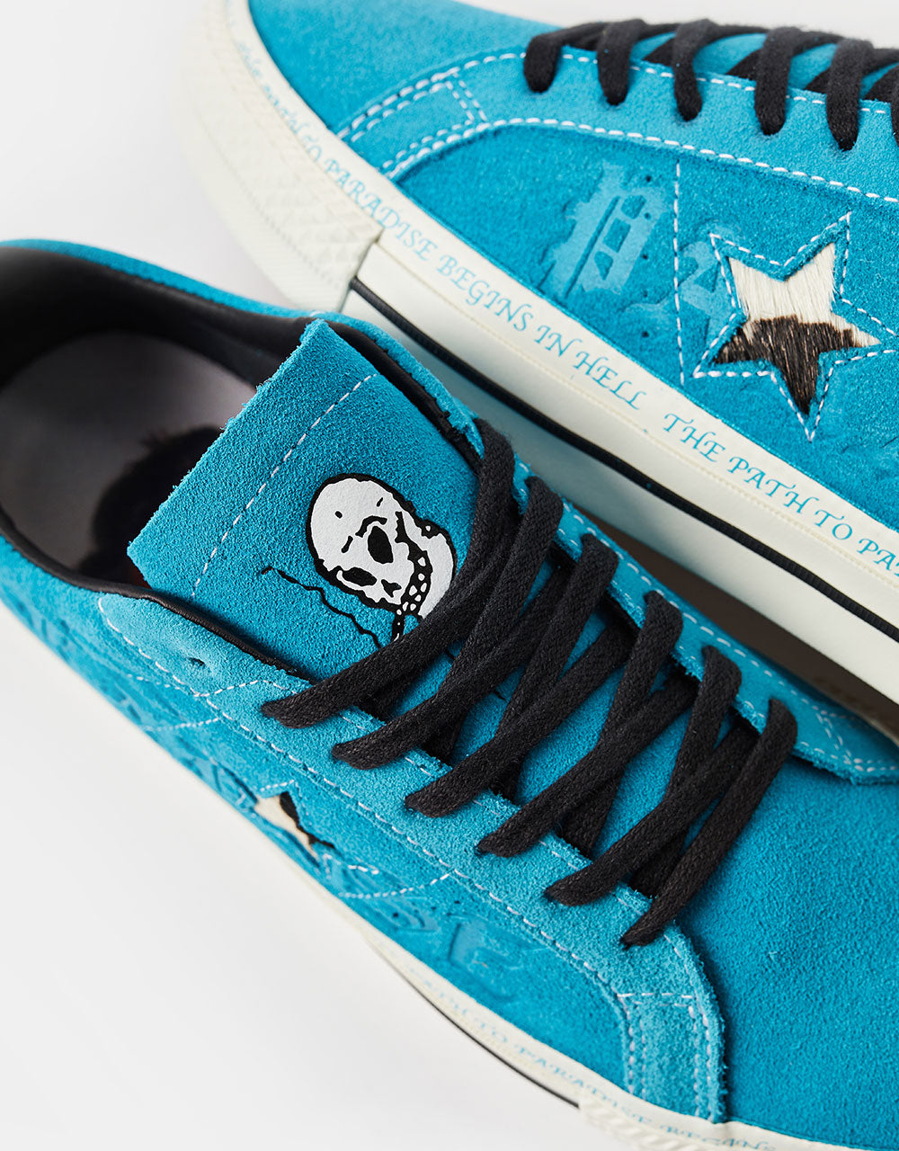 Converse x Paradise One Star Pro Sean Pablo Skate Shoes - Rapid Teal/B –  Route One