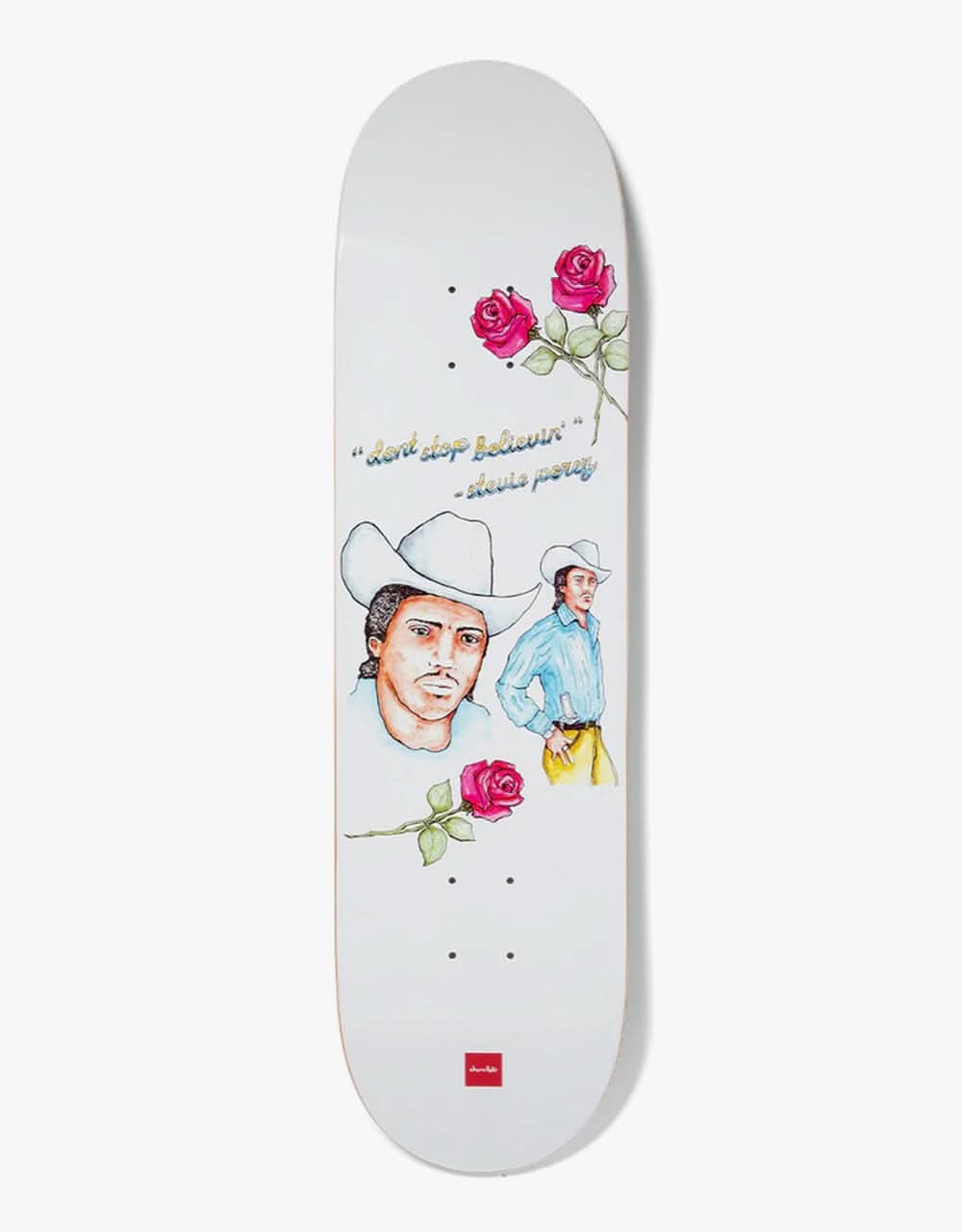 Chocolate Perez Believin' Skateboard Deck - 8.375"