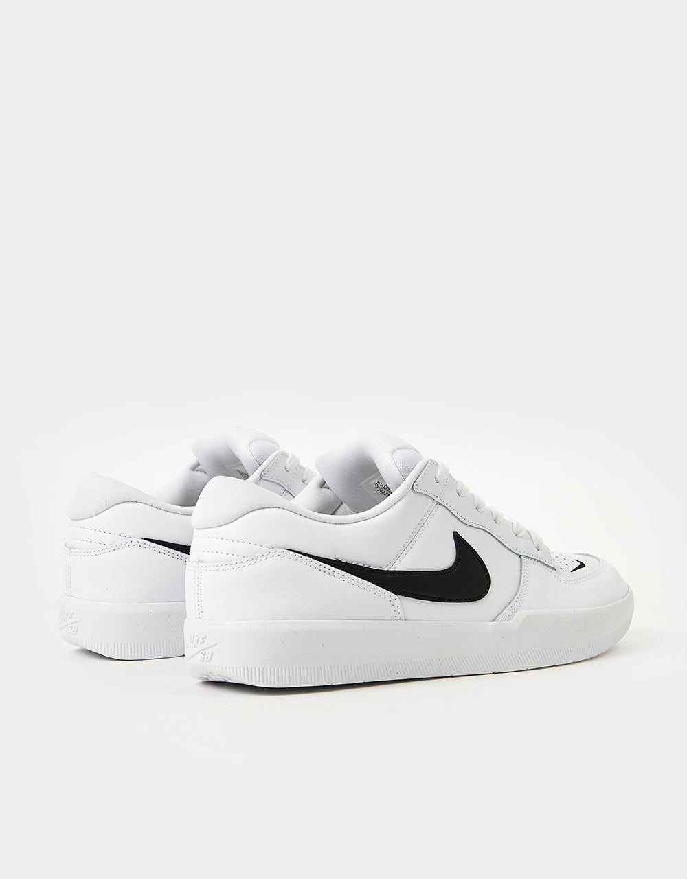 Nike SB Force 58 Premium Skate Shoes - White/Black-White-White – Route One