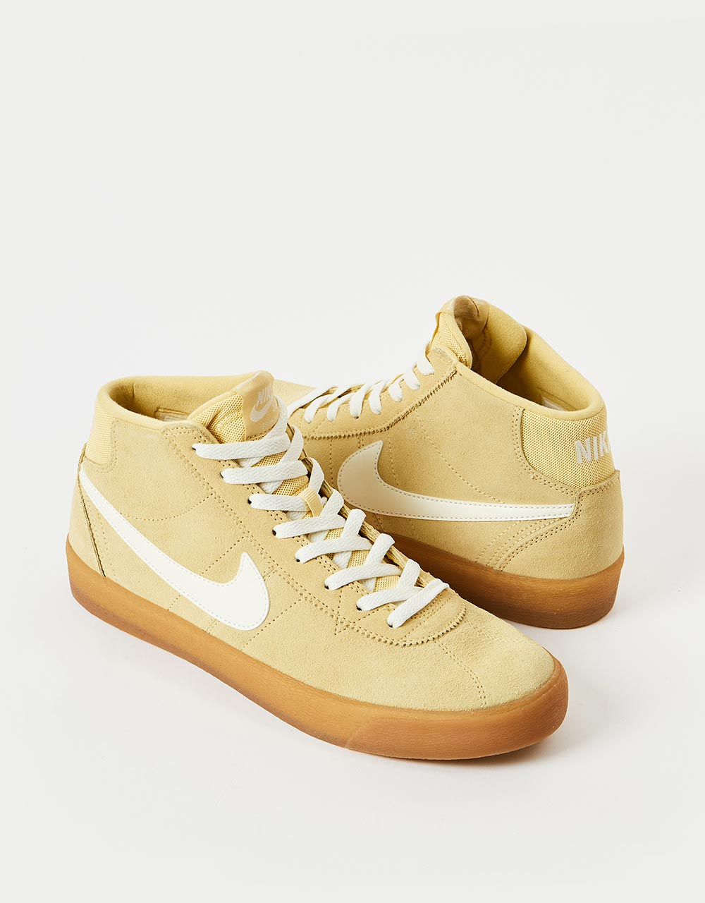 Nike SB Bruin High Skate Shoes - Lemon Wash/Sail-Lemon Wash – Route One