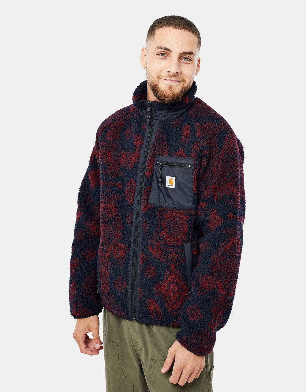 Carhartt WIP Prentis Liner - Verse Jacquard/Dark Navy/Corvina