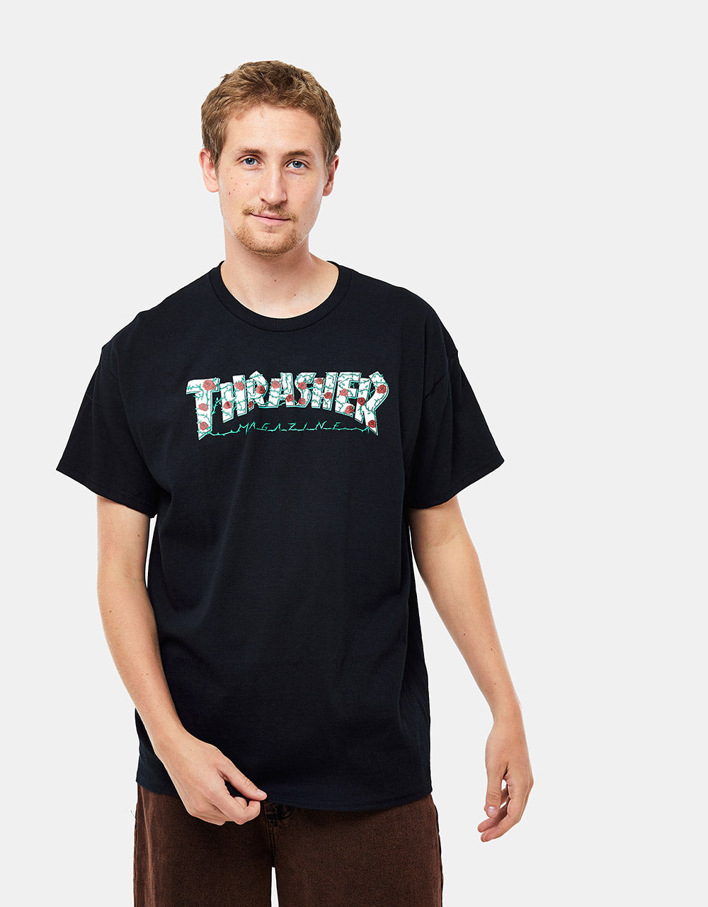 Thrasher Roses T-Shirt - Black – Route One