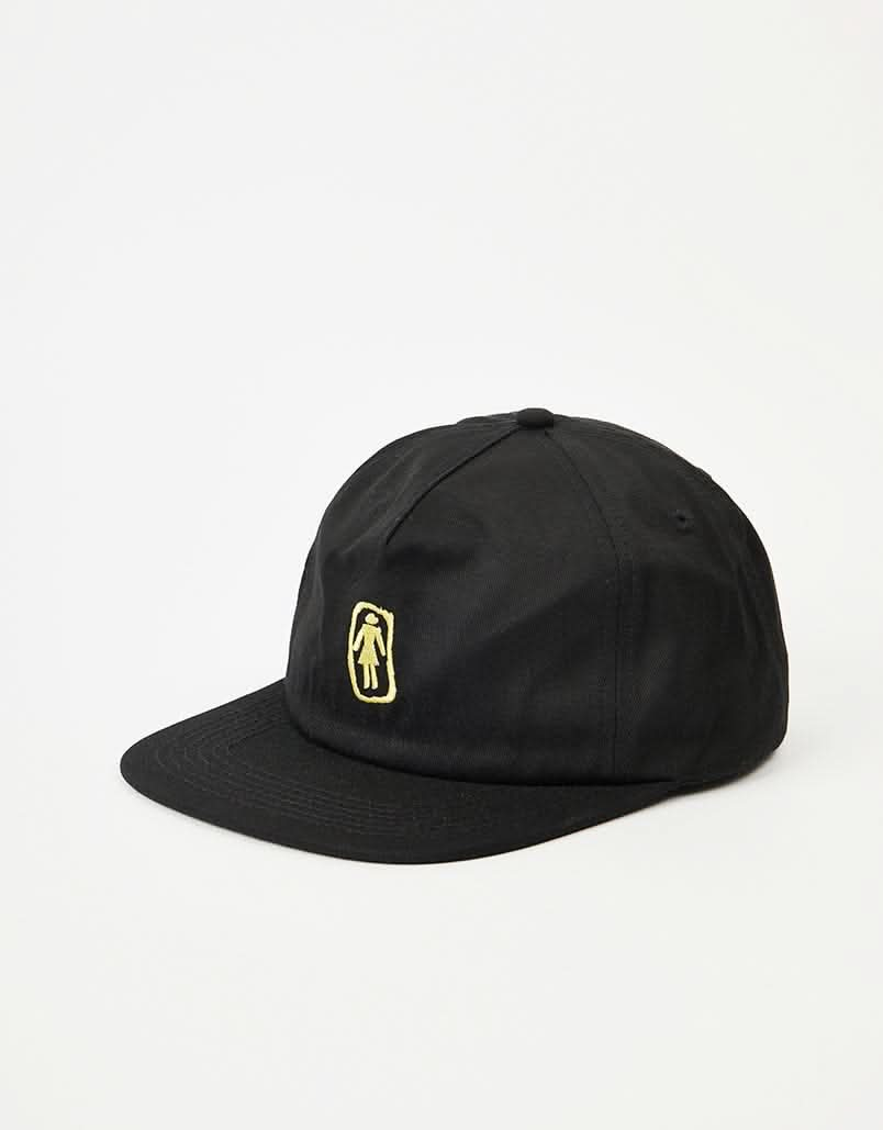 Girl Sketchy OG Snapback Cap - Black