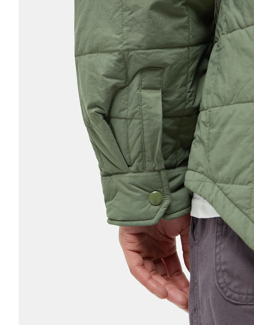 Stüssy Quilted Fatigue Shirt - Green