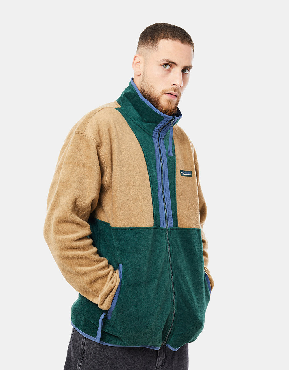 Columbia Backbowl™ Sherpa Full Zip Fleece - Delta/Spruce/Dark