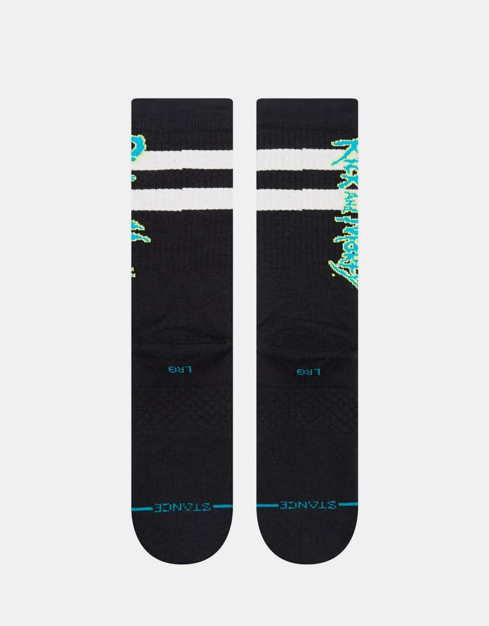 Stance x Rick & Morty Crew Socks - Black