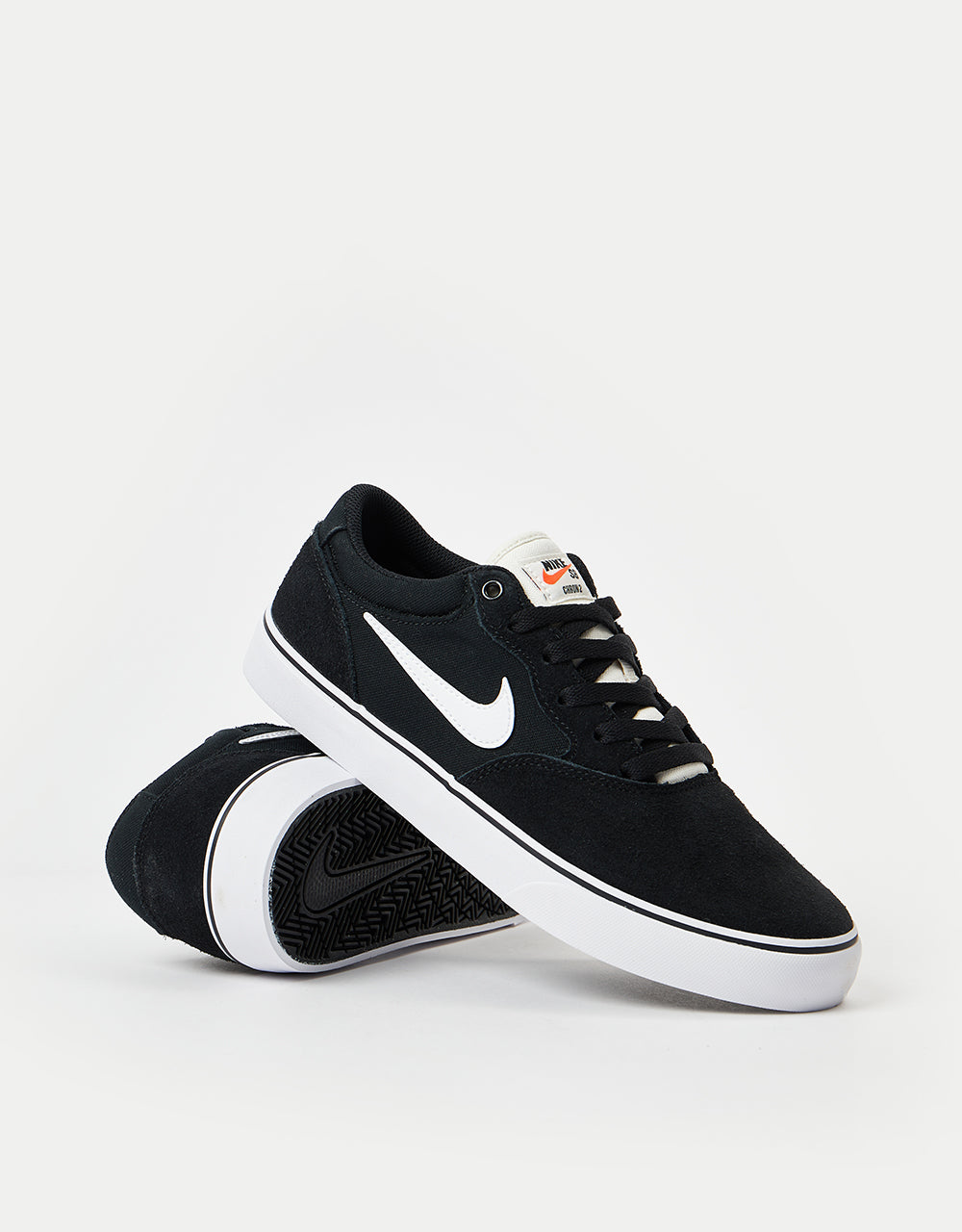 Nike SB Chron 2 Skate Shoes - Black/White-Black-Sail – Route One