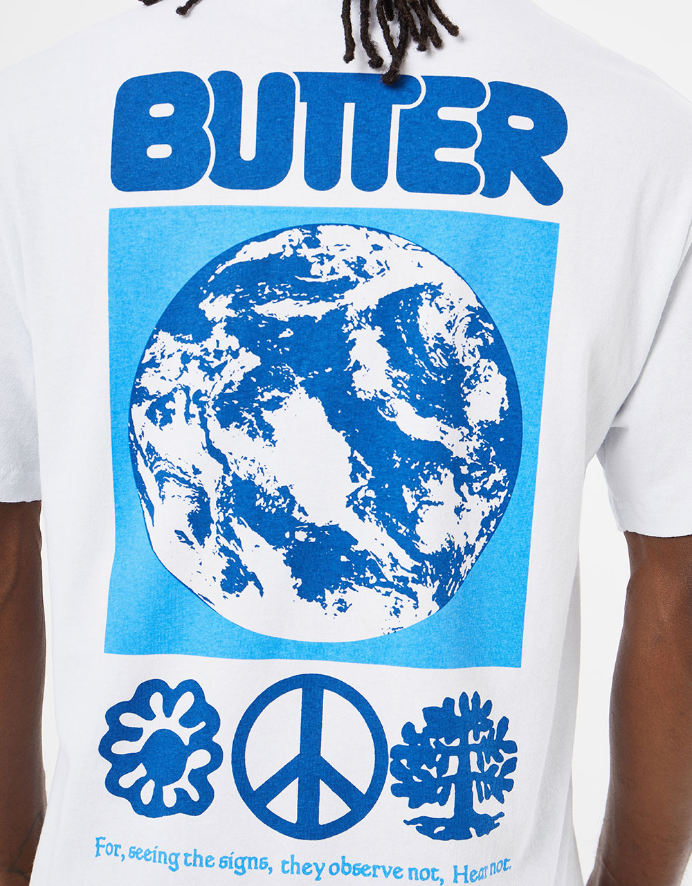 Butter Goods Peace On Earth T-Shirt - White