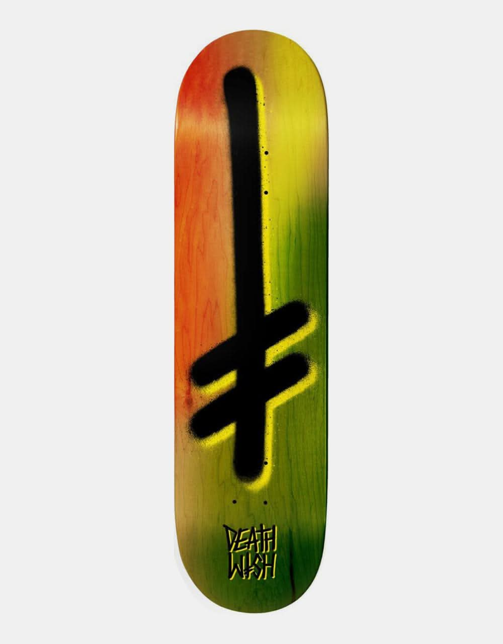 Deathwish Gang Logo Earth Skateboard Deck - 8.25"