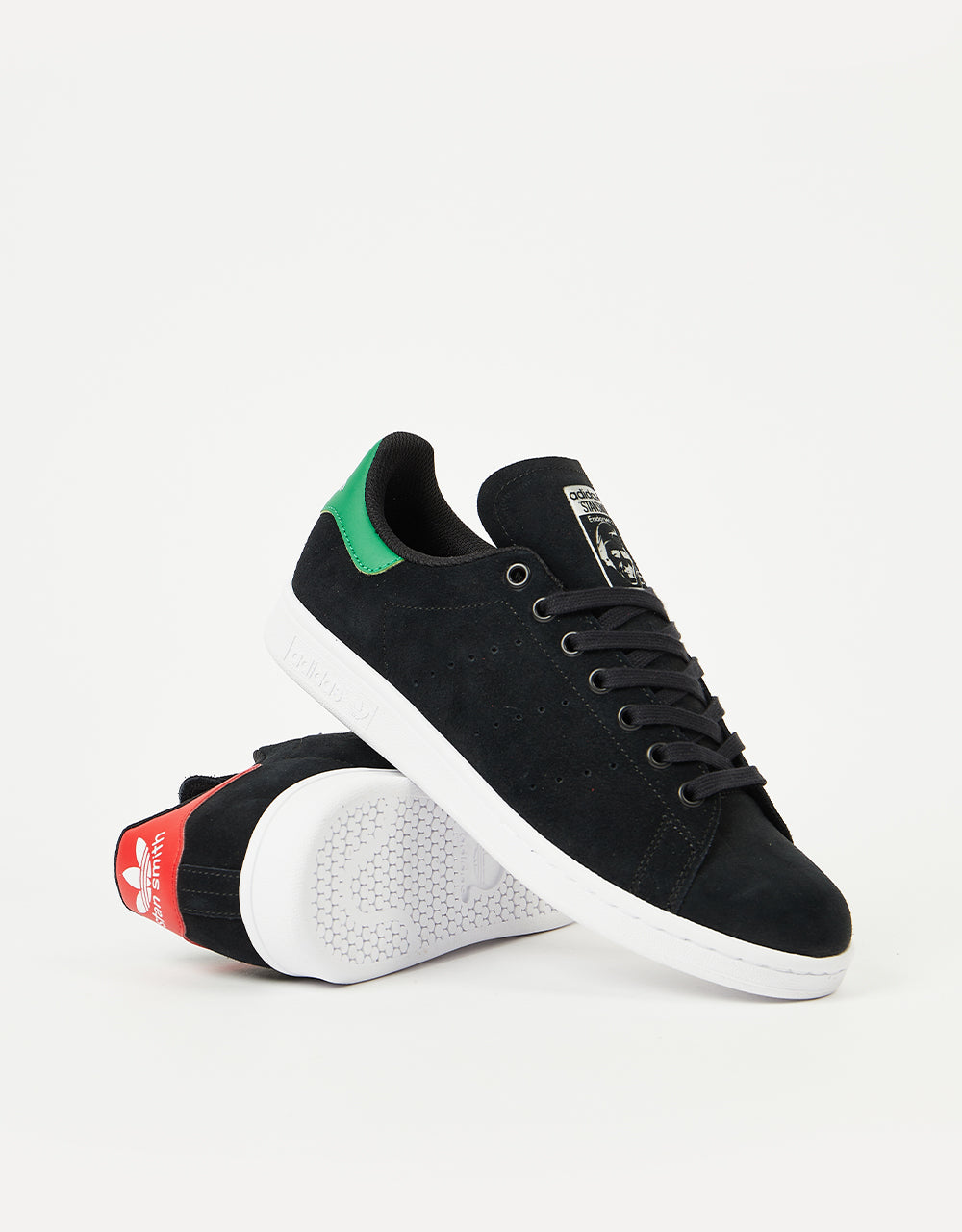 adidas Stan Smith ADV Skate Shoes - Core Black/Core Black/White – Route One
