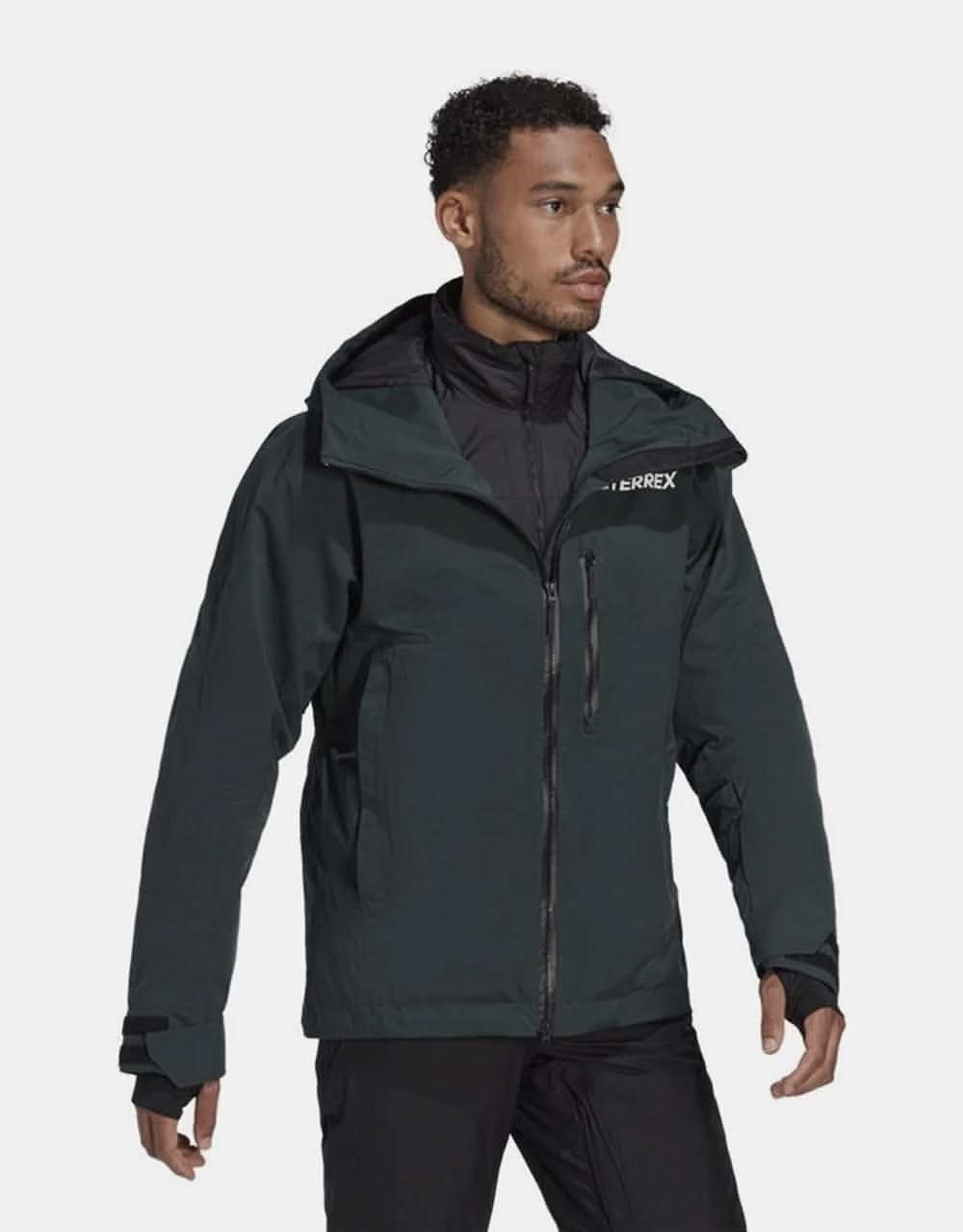 Adidas terrex jacket store green