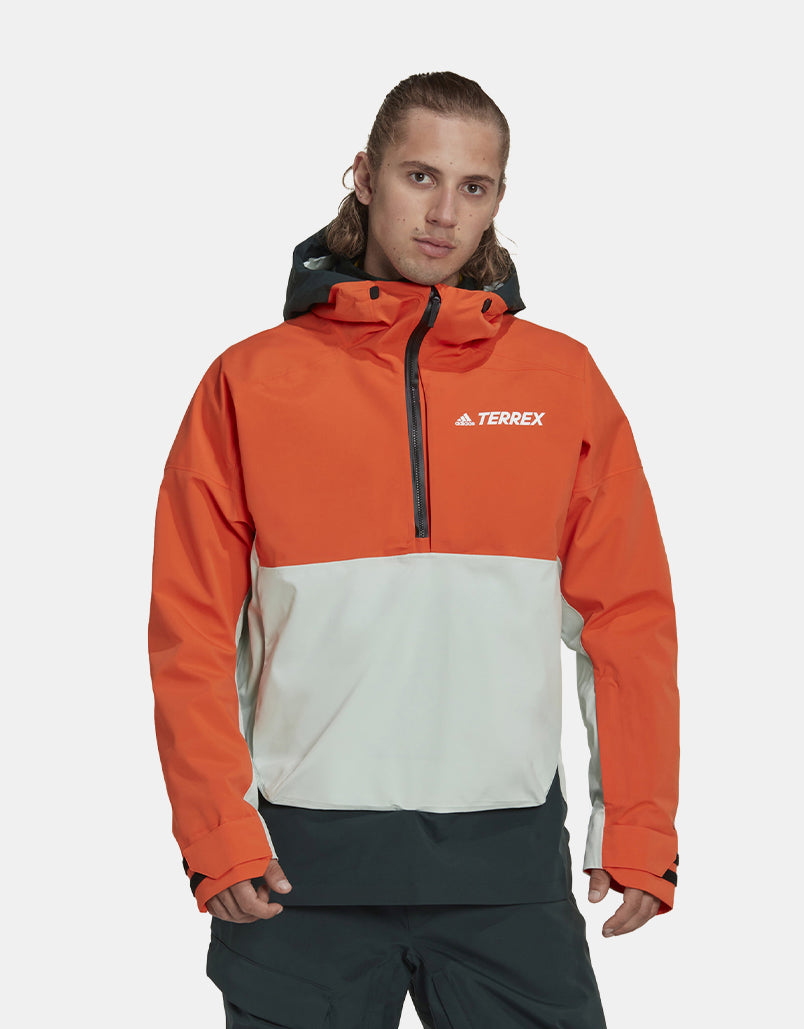 adidas Terrex 2L Anorak 2023 Snowboard Jacket - Semi Impact Orange/Sha –  Route One