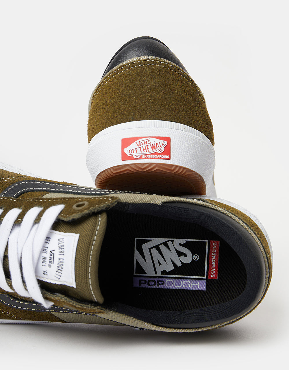 Vans Gilbert Crockett Skate Shoes - Dark Olive – Route One