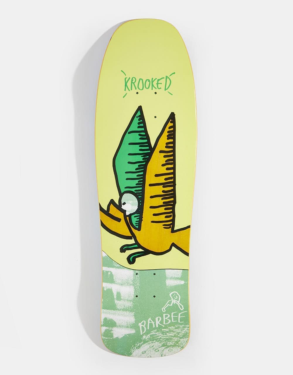 Krooked Barbee Flight Skateboard Deck - 9.5"