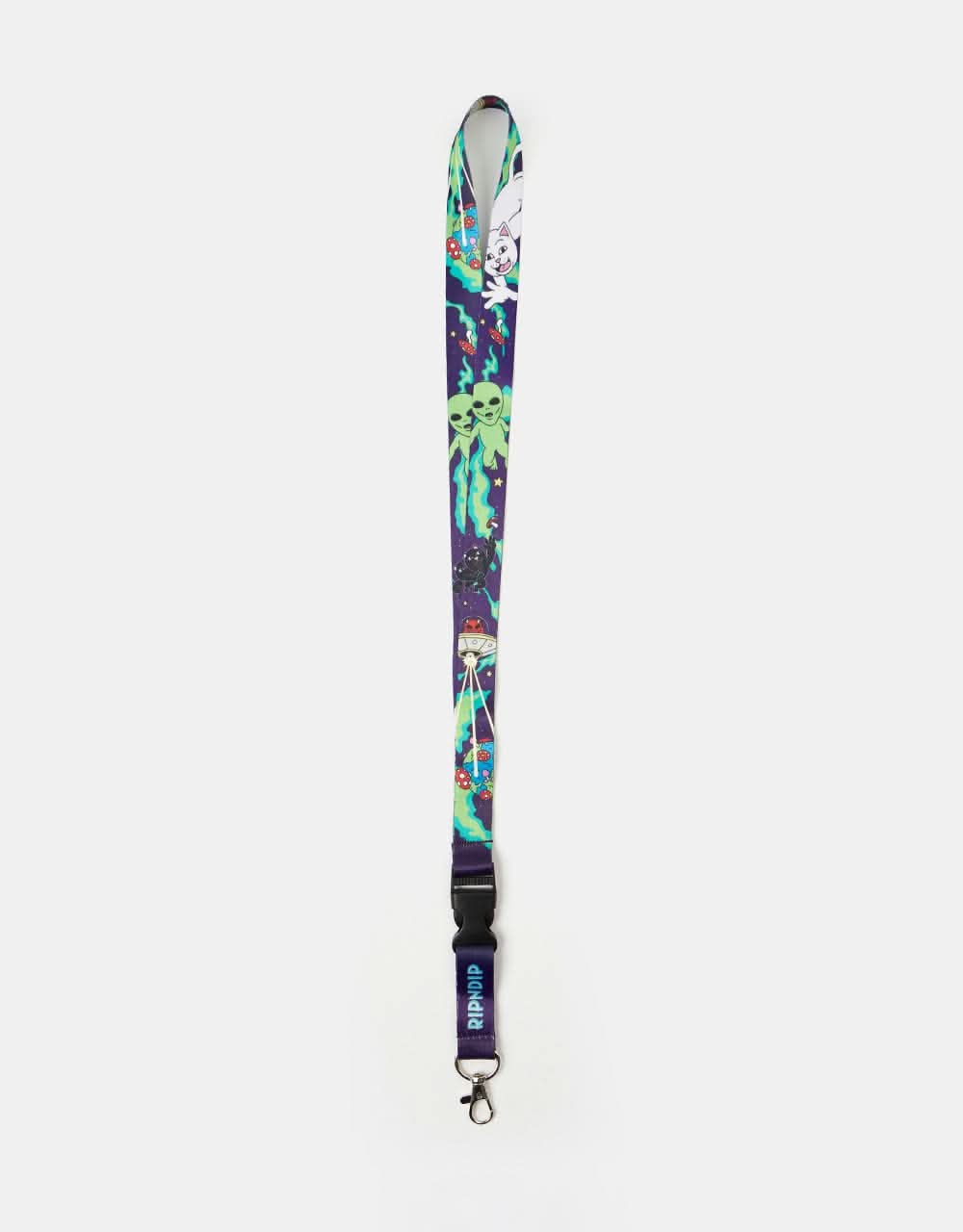 RIPNDIP 4th Dimension Lanyard - Black