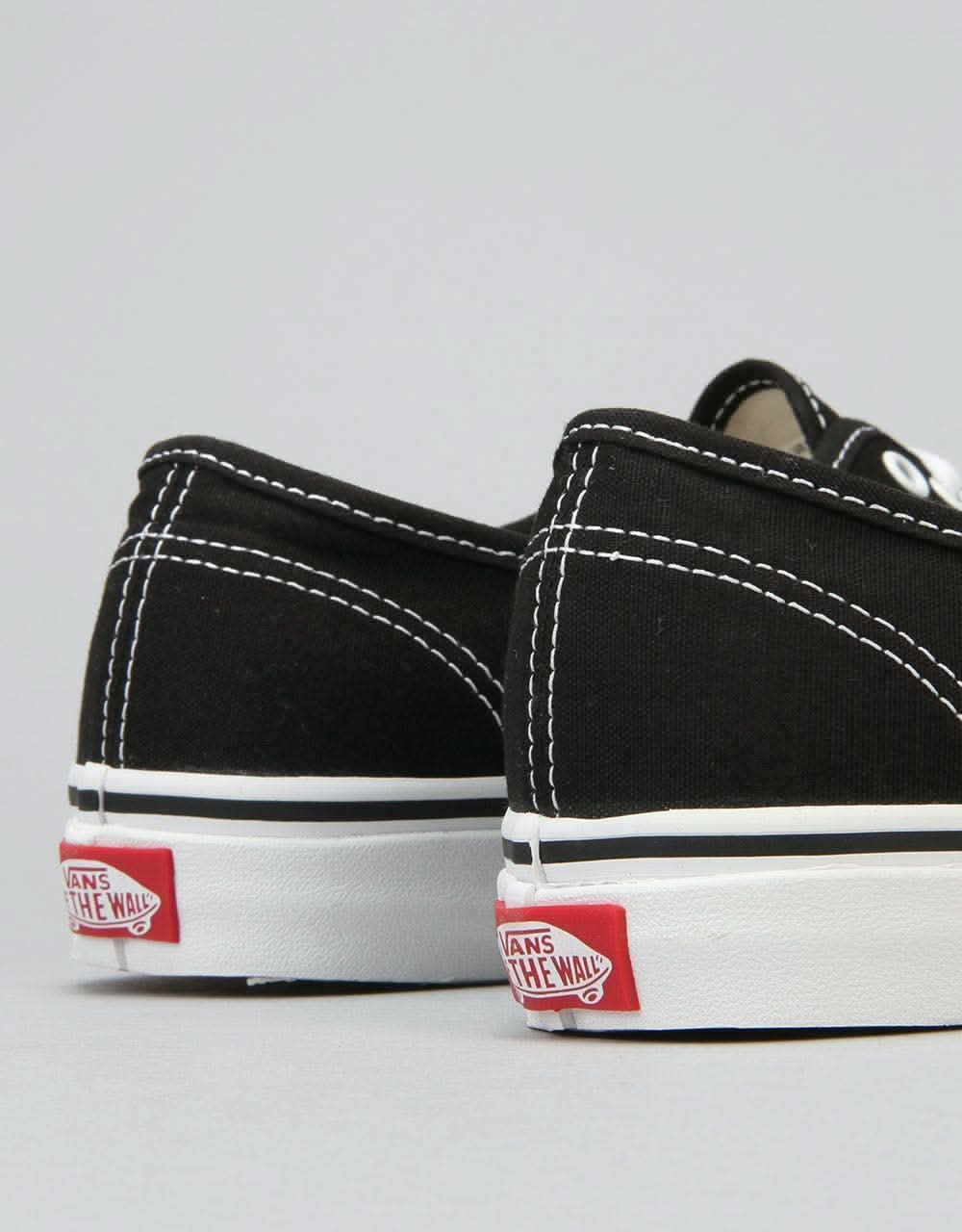 Vans authentic flame hot sale plimsolls in black