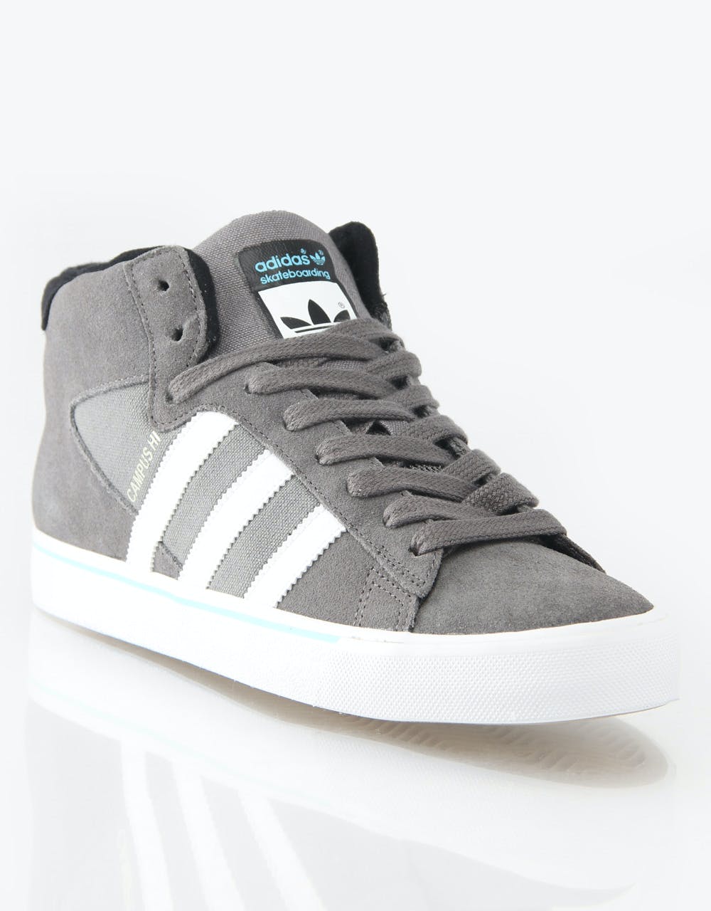 adidas Campus Vulc Mid Skate Shoes - Cinder/White/Black – Route One